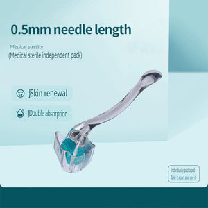 Disposable sterile skin roller needle